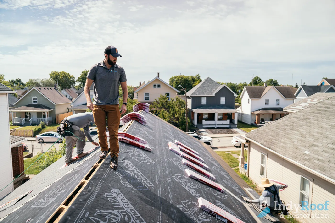 Commercial roof inspection documented in Swayzee